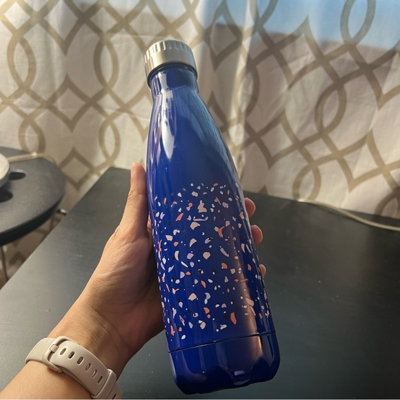 Blue Patterned Water Bottle  By Everyday Living - - Picture 4 of 7